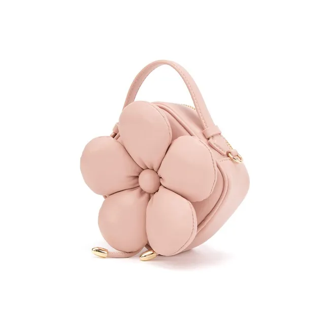 ELLE Synthetic Leather Crossbody Handbag Mini Women's Purple/Pink/Yellow-5