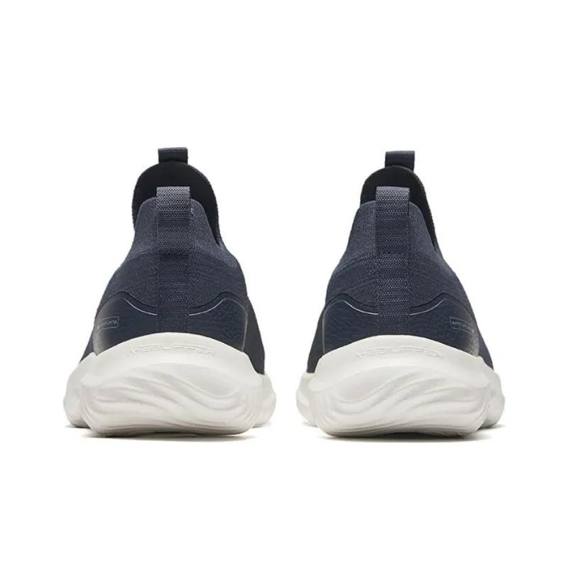 Anta Anti-Slip Wear-Resistant Low-Top Running Shoes Men's Jing Mo Blue-2