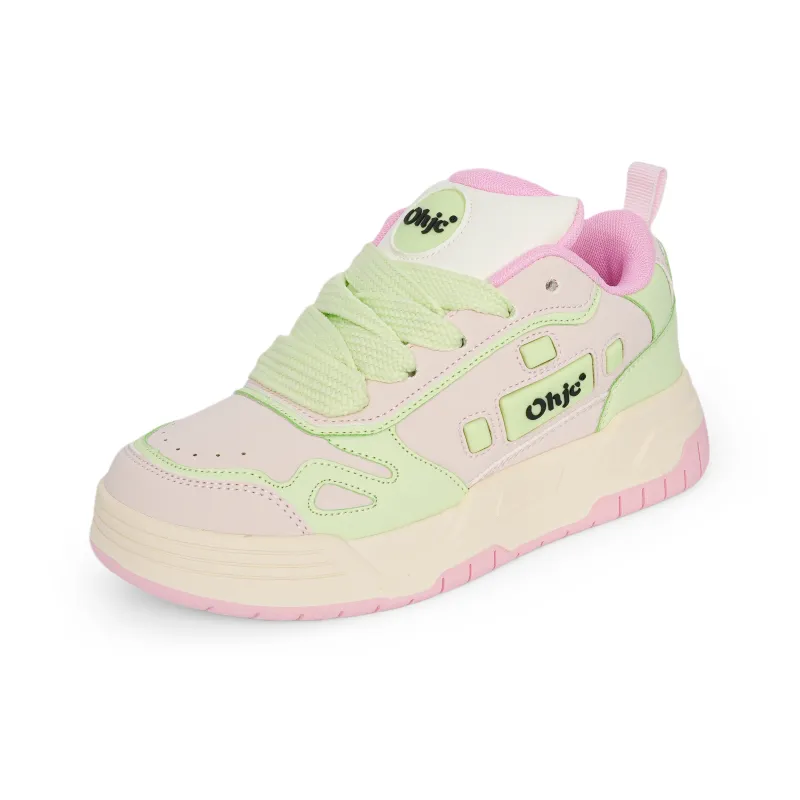 OHJC Slip-Resistant Cushioning Wear-Resistant Balance Lightweight Breathable Low-Top Skateboard Shoes Unisex-11