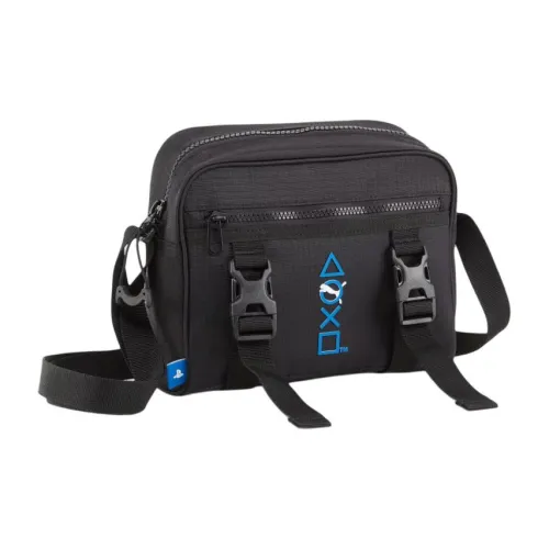 PUMA PLAYSTATION Collaboration Polyester Shoulder Bag, Crossbody Bag Unisex Black