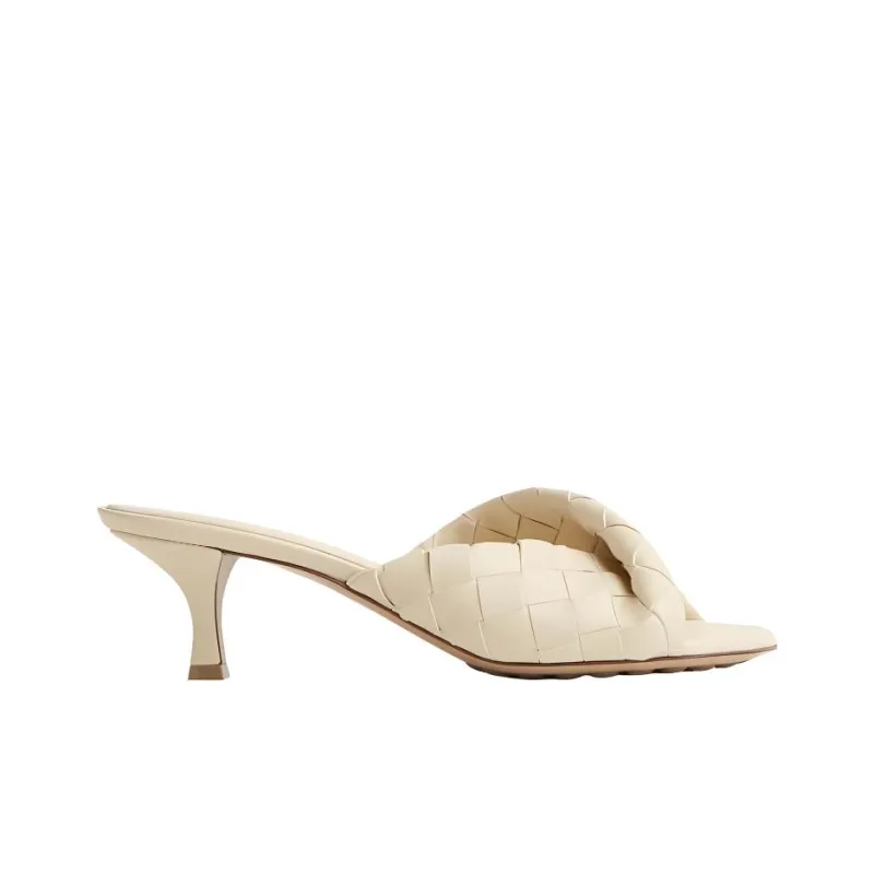 Bottega Veneta Blink Slide Slippers Women's Beige-1