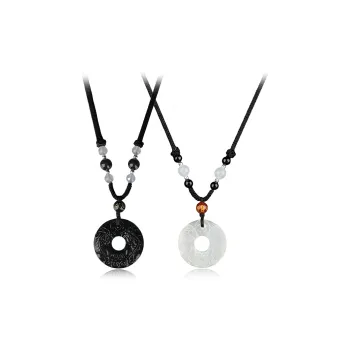 Datang Guoding Agate Necklaces Unisex