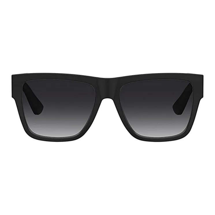 MOSCHINO Square Sunglasses Men's Black-1
