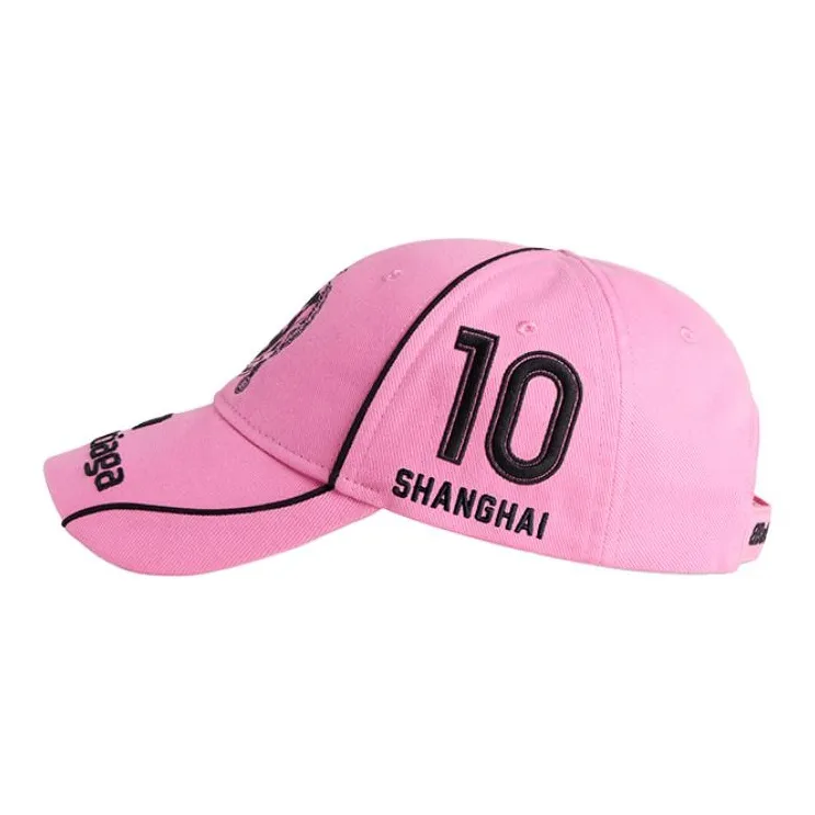 Balenciaga Cotton Baseball Caps Unisex Pink-4
