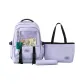 Purple Three-Piece Set with Charm