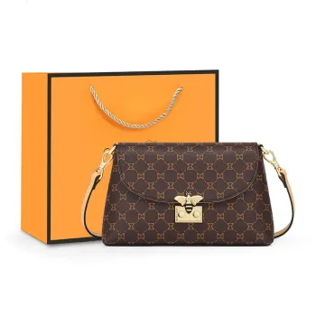 MashaLanti Crossbody Bags Dark Brown & Apricot