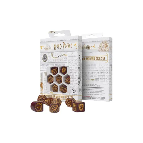 Q WORKSHOP Harry Potter Gryffindor Red Dice Board Games