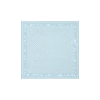 LOUIS VUITTON Silk Shawls Women's Blue