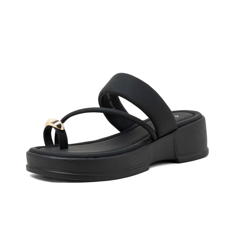 COMELY PU Polyurethane Slide Slippers Women's-5