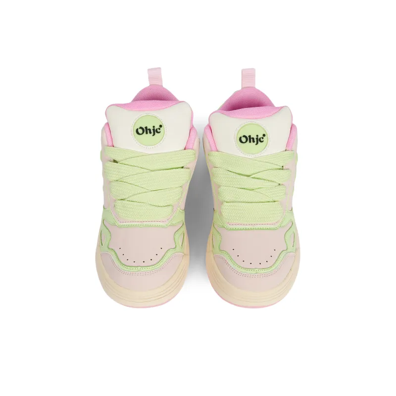 OHJC Slip-Resistant Cushioning Wear-Resistant Balance Lightweight Breathable Low-Top Skateboard Shoes Unisex-12