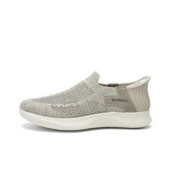HLA Casual Shoes Men Low Top Black, Sand