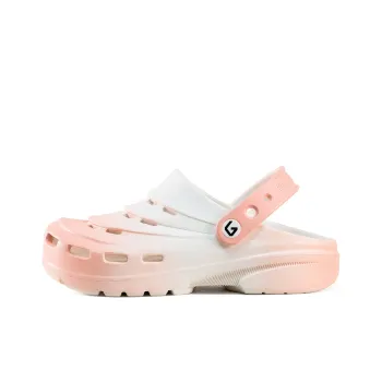 GOTO Classic Color Blocking Rendering Clogs Unisex Cherry Blossom Pink