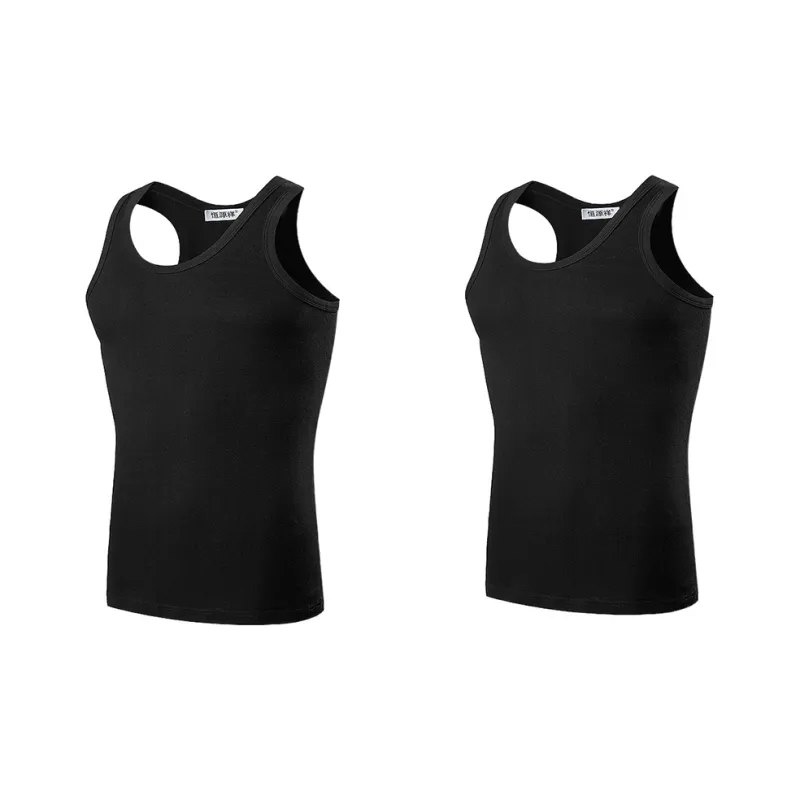 H YXIANG Men Tank Tops-9