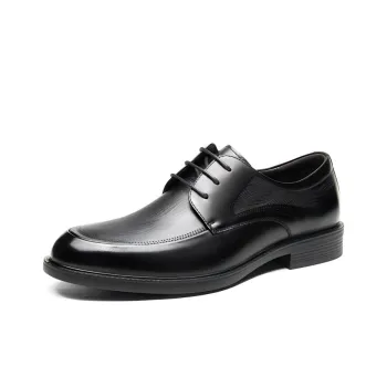 AOKANG Dress Shoes Men Low Top Black/Brown