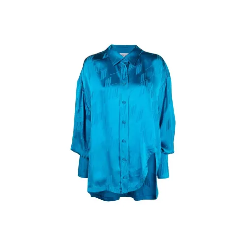 The Attico Shirts Women's Blue