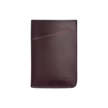 BELLROY Leather Card Holder Card Holder Unisex Purple Brown