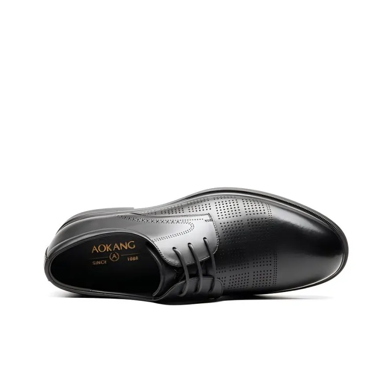 AOKANG Dress Shoes Men Low Top None-3