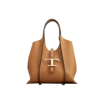 TOD'S Timeless Logo Plaque Mini Tote Bag