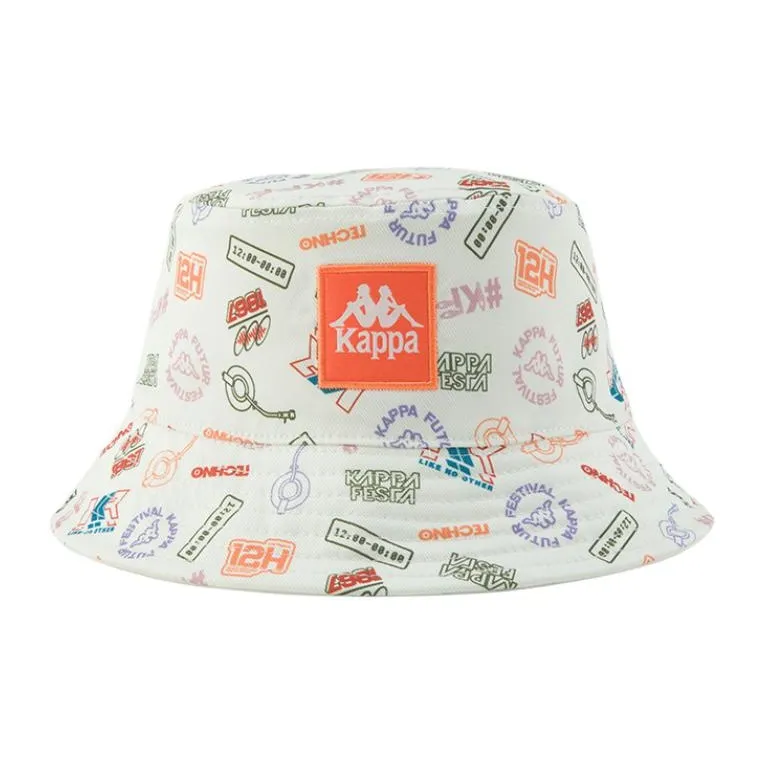 Kappa Polyester Bucket Hats Unisex White-0