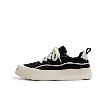 Beidouniao Low-Top Skateboard Shoes Men's Black