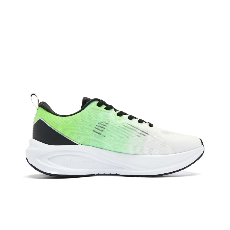 QIAODAN Phantom CITY Running Shoes Men Low Top Jordan White Flying Shadow Green-1