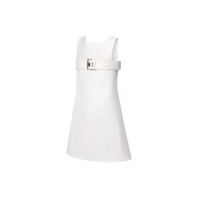 LOUIS VUITTON SS24 Sleeveless Dress Women's White-2