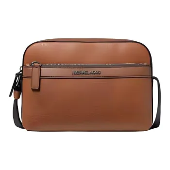 MICHAEL KORS Artificial Leather With Cow Leather Camera Bag, Shoulder Bag, Crossbody Bag Men's Leather Brown