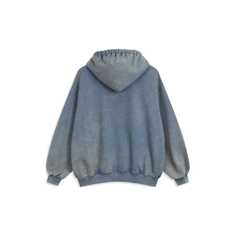 Open Yy WIDE BOX HOODIE Sweatshirt Unisex BLUE/Blue-1
