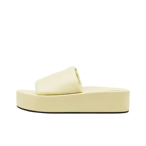 STAND STUDIO Slide Slippers Women's Light Green