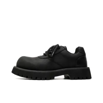 Zuogedu Trendy Big Head Casual Shoes Versatile Derby Shoes Men's Black