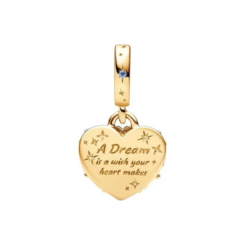 Pandora Cubic Zirconia Pendants Women's Gold-1