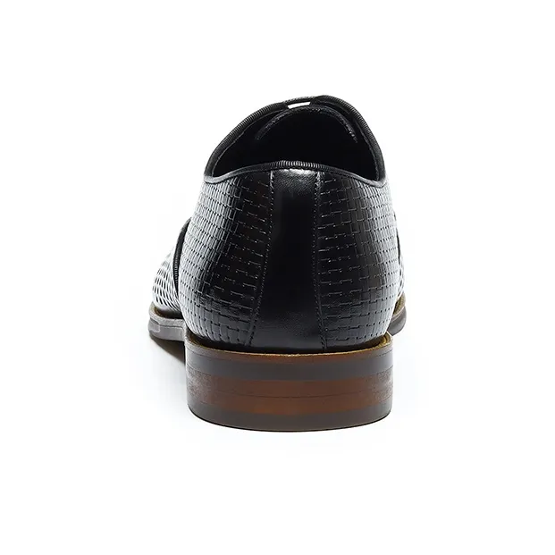 ASTON M.JAZZ Dress Shoes Men Low Top Ecru/Black/Brown-12