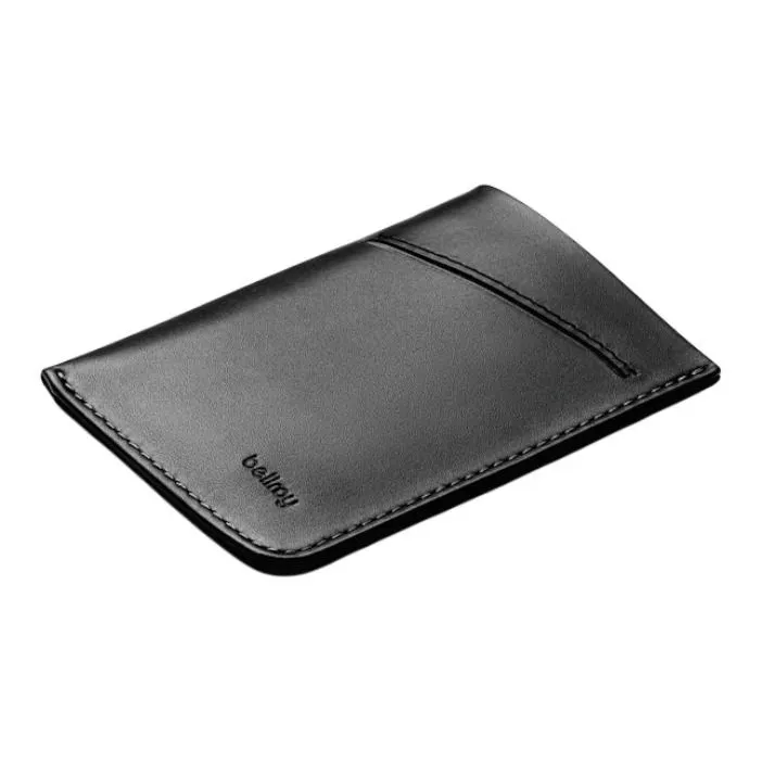 BELLROY Leather Card Holder Card Holder Unisex Black-1
