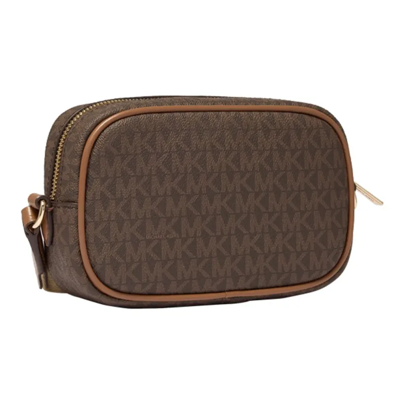 MICHAEL KORS Artificial Leather Crossbody Bag Small Size Women's Dark Brown/Acorn Brown-1