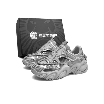 SK.TRIP Cushioning Anti-Slip Wear-Resistant Breathable Height Increasing Low-Top Chunky Sneakers Men's Exclusive Box