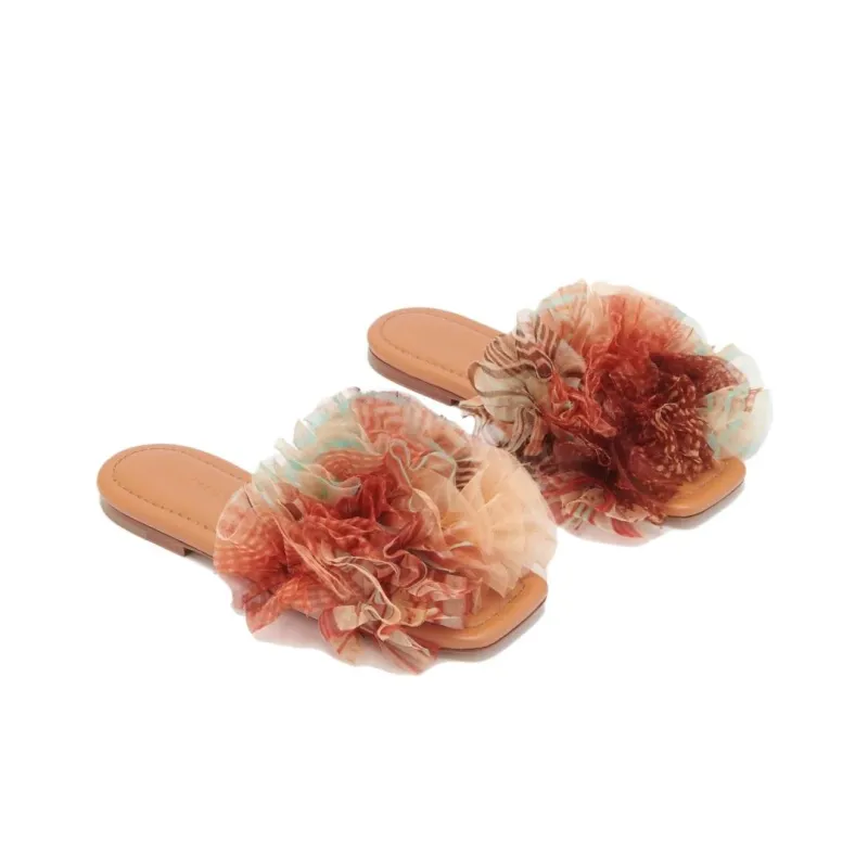 Ulla Johnson Slide Slippers Women's Earth Tone-3