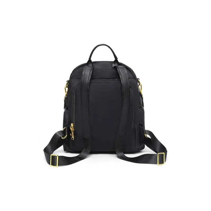 Kevin Cohen Fabric Backpack Regular Unisex Jet Black-1