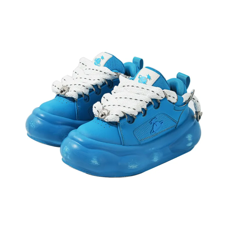 OmniPlanet Cushioning Balance Lightweight Height Increasing Low Top Casual Shoes Unisex Blue-2