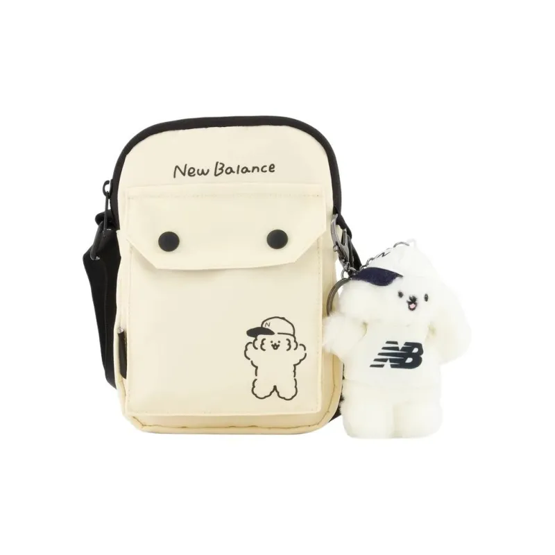 New Balance Fabric Crossbody Bag Regular Unisex Beige-0