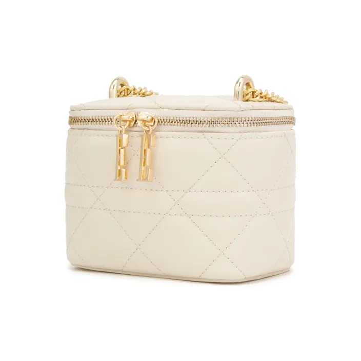 ELLE Cow Leather Crossbody Bag, Shoulder Bag Mini Women's Pink/White/Yellow/Blue-5