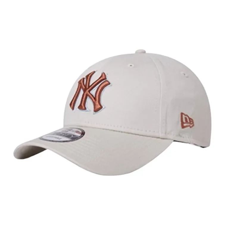 New Era   Baseball Caps Unisex Beige-0