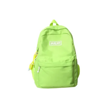 BRABOSTON Nylon Backpack And Laptop Bag Unisex Green/Black/White/Blue/Pink