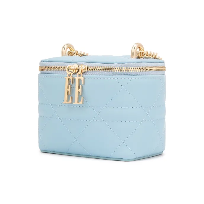 ELLE Cow Leather Crossbody Bag, Shoulder Bag Mini Women's Pink/White/Yellow/Blue-13