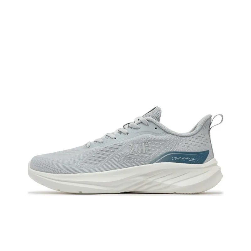 361° Durable Breathable Low Top Running Shoes Men's Gray Blue-0