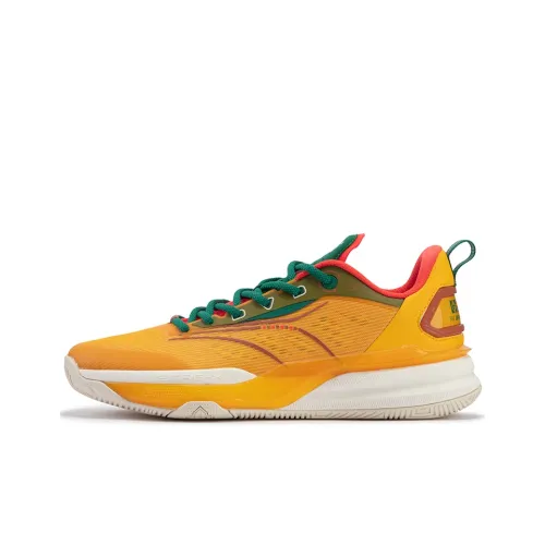 361° DVD 1.5 Basketball Shoes Men Low-Top Vintage Yellow/Red Earth Tone