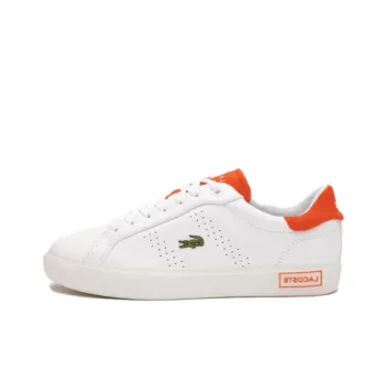 LACOSTE Powercourt 2.0 Low-Top Skateboard Shoes Women's White