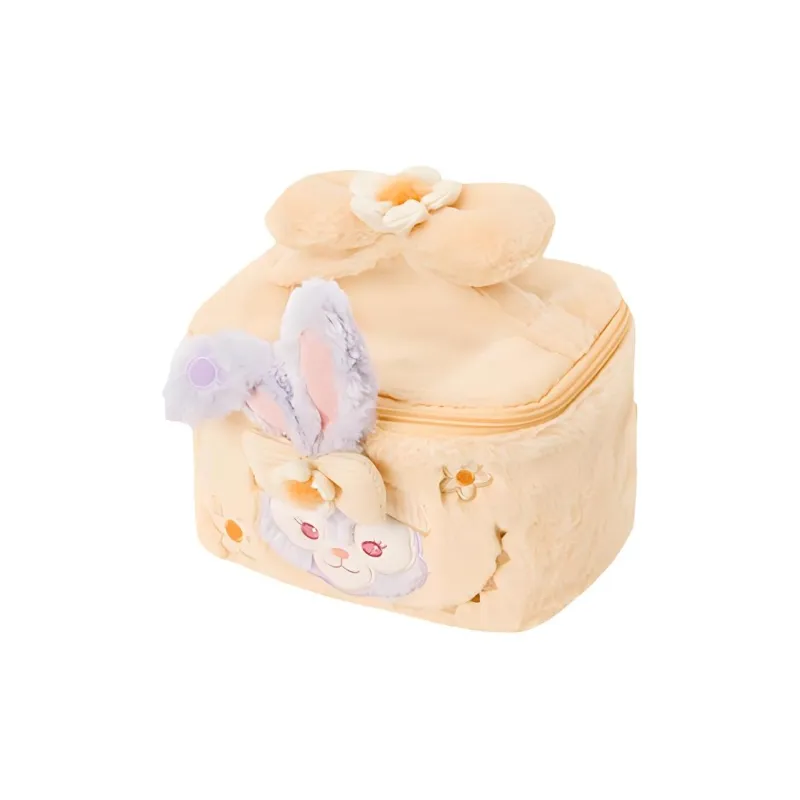 Disney Lazy Together Fabric Makeup Bag Regular Women's Light Khaki-1