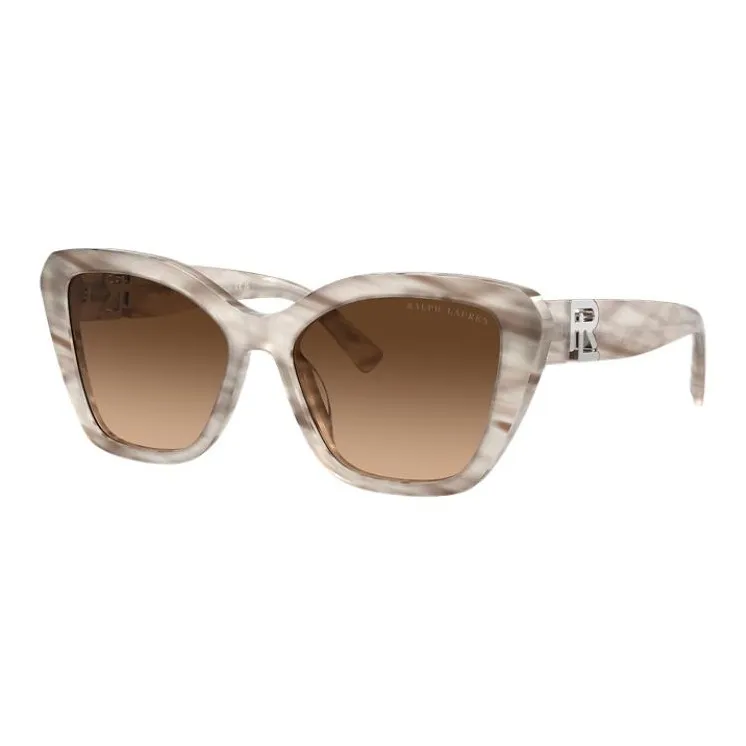 Polo Ralph Lauren - Irregular Shape Sunglasses Unisex Brown-0