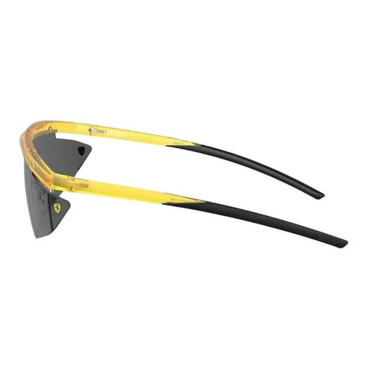 Ferrari Injection Molded Irregular Shape Sunglasses Unisex Yellow-2