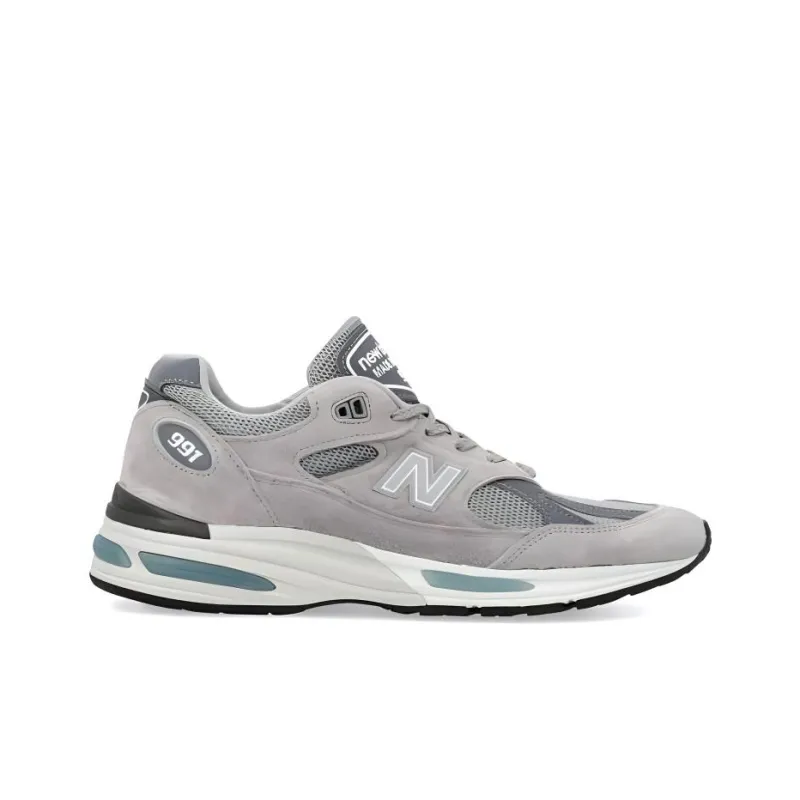 New Balance NB 991 Anti Slip And Wear Resistant Lightweight Low Top Running Shoes Men's Gray-1